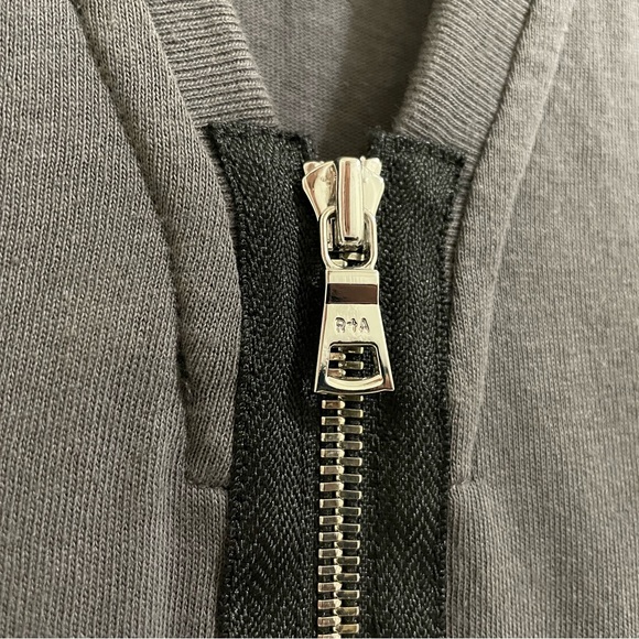 RtA Bandit Dress Jersey Knit Midi Faded Grey - Picture 7 of 12